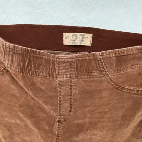 We The Free Orange Jayde Corduroy Flare Pants 27 - Picture 2 of 10